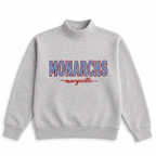 Marysville Monarchs Gingham Mockneck