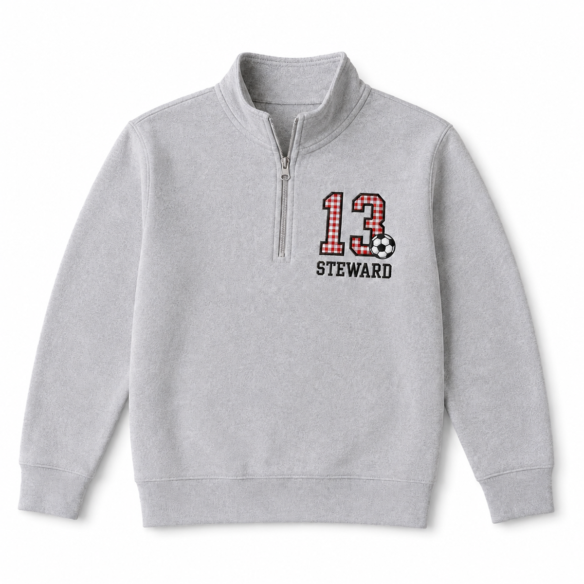 Player Number & Sport Appliqué Quarter-Zip
