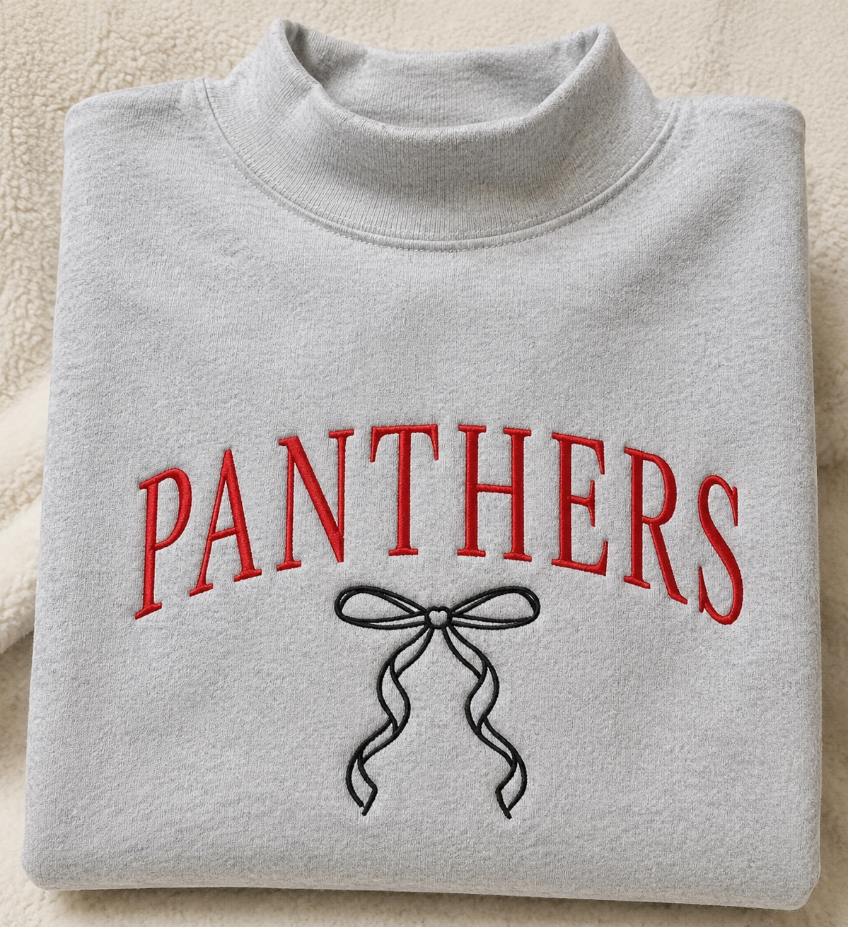 Fairbanks Panthers Bow Mockneck