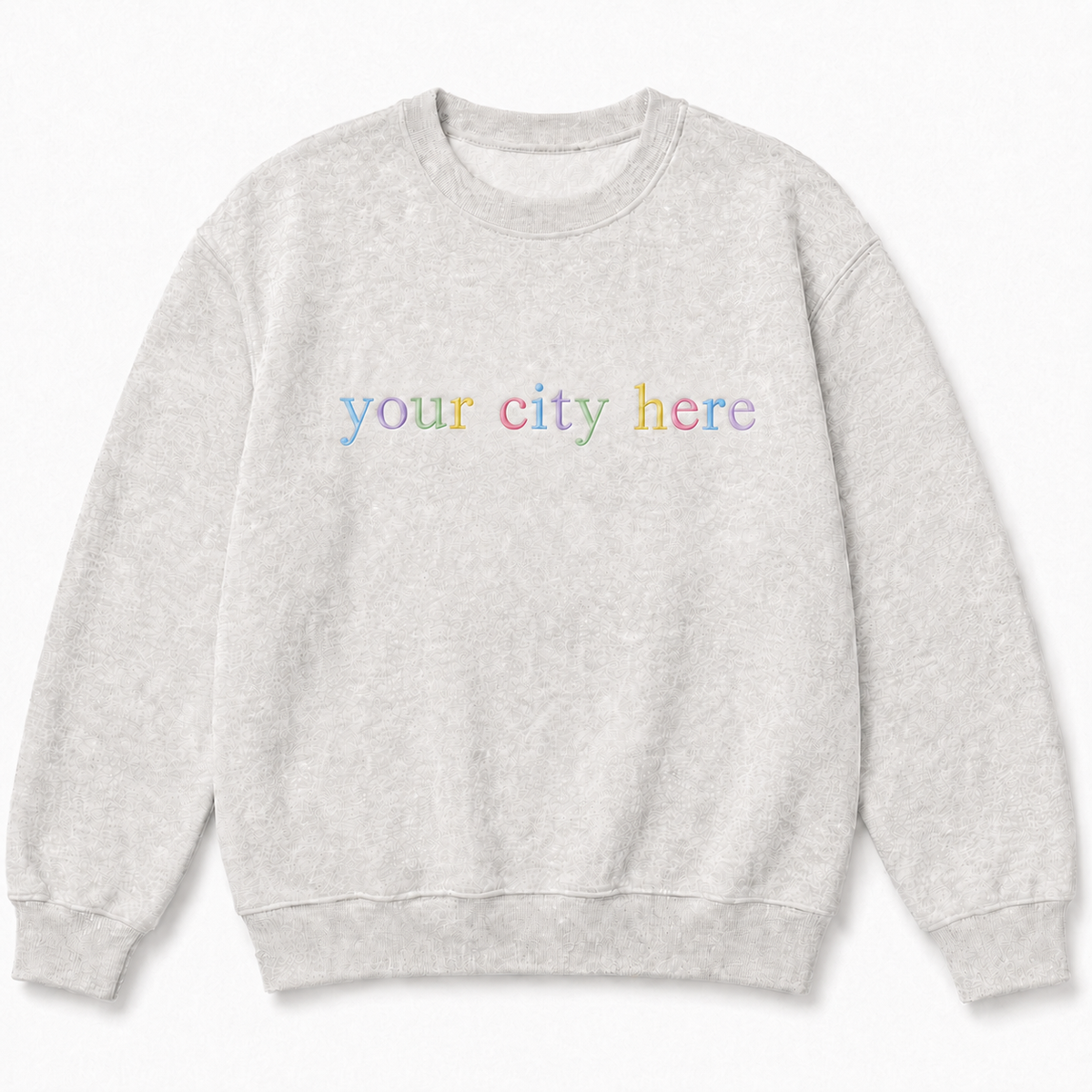 City Name Pastel Crewneck